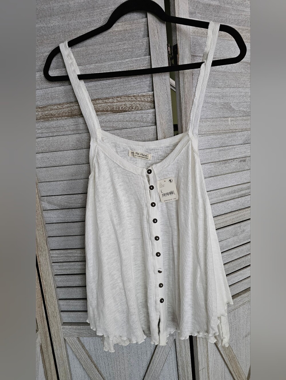Free People We The Free White Tank Top